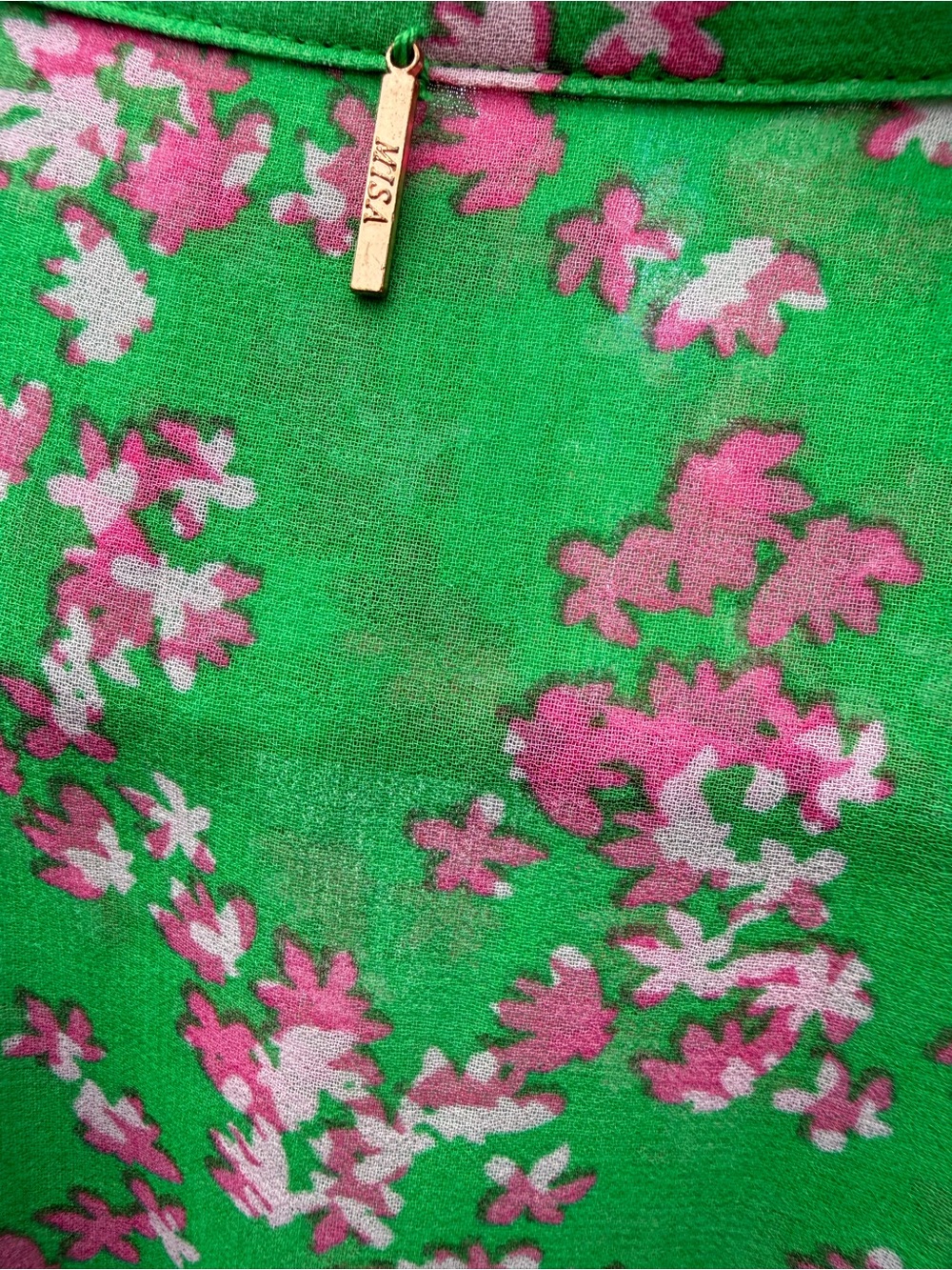 MISA LOS ANGELES Eloisa Dress in Pink Mini Blooms - Picture 7 of 8